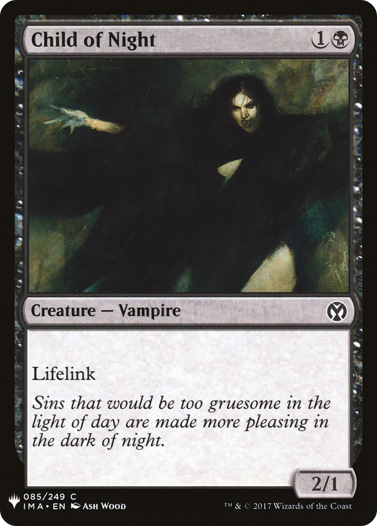 {C} Child of Night [Mystery Booster][LS IMA 085]