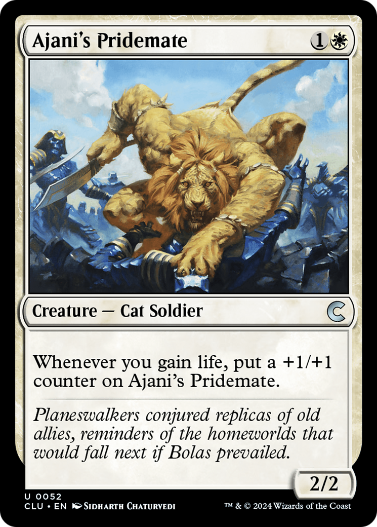 {C} Ajani's Pridemate [Ravnica: Clue Edition][CLU 052]