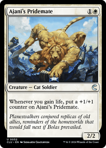 {C} Ajani's Pridemate [Ravnica: Clue Edition][CLU 052]