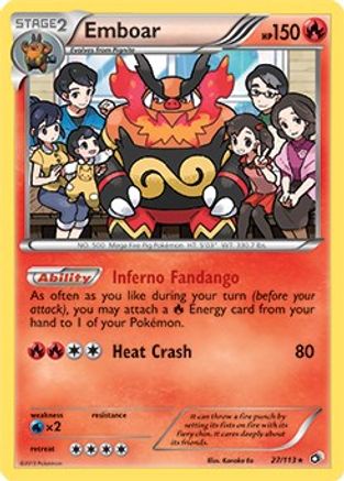 [PKM-R] Emboar (27/113) (Theme Deck Exclusive) [Black & White: Legendary Treasures]