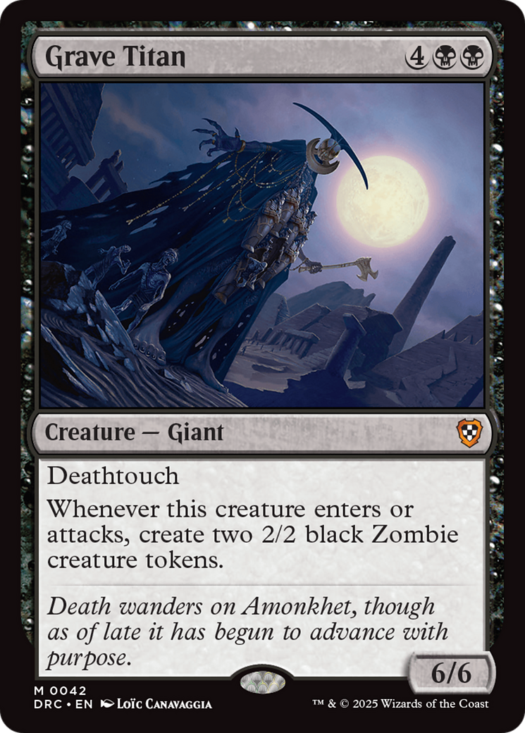 {R} Grave Titan [Aetherdrift Commander][DRC 042]