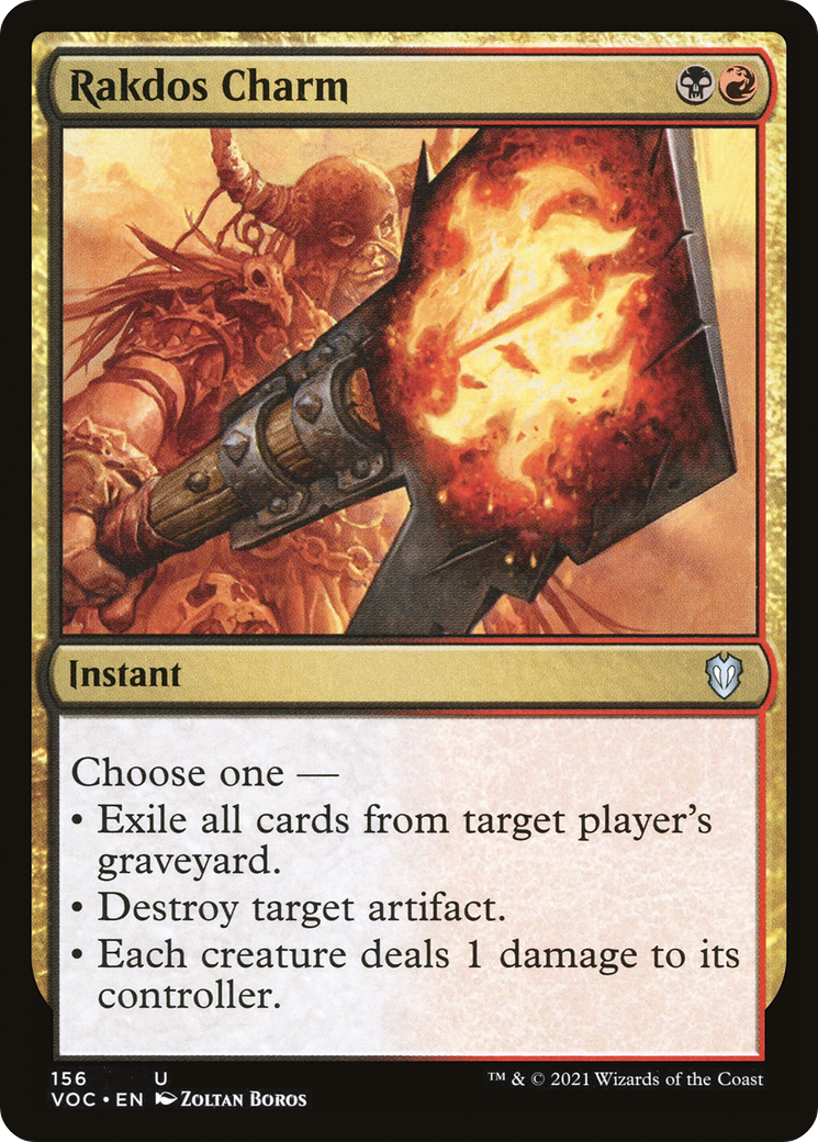{C} Rakdos Charm [Innistrad: Crimson Vow Commander][VOC 156]