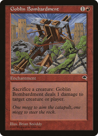 {C} Goblin Bombardment [Tempest][TMP 179]