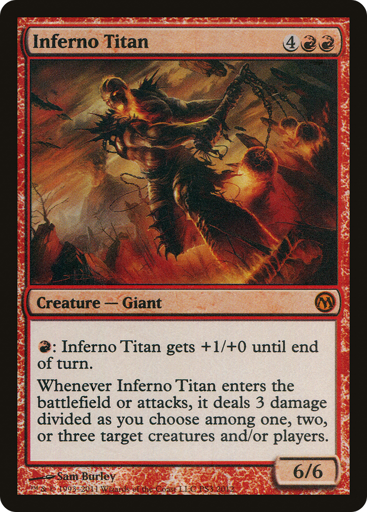 {R} Inferno Titan (Duels of the Planeswalkers Promos) [Duels of the Planeswalkers Promos 2011][PA DP11 003] - Misty Mountain Games