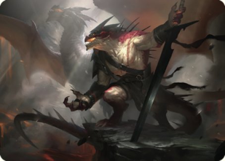 {A} Rivaz of the Claw Art Card [Dominaria United Art Series][ADMU 053]