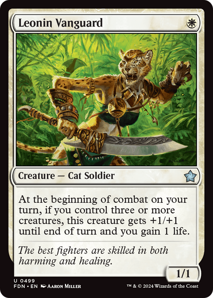 {@C} Leonin Vanguard [Foundations][FDN 499]
