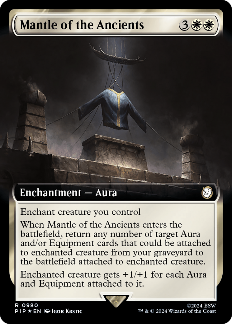 {R} Mantle of the Ancients (Extended Art) (Surge Foil) [Fallout][PIP 980]