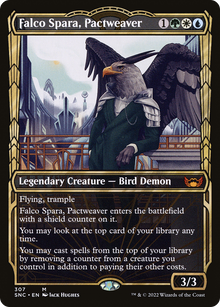 {R} Falco Spara, Pactweaver (Showcase Golden Age) [Streets of New Capenna][SNC 307]