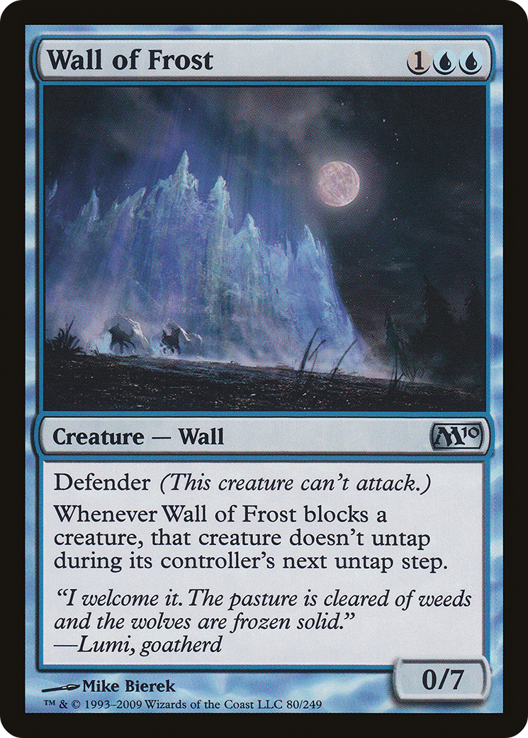 {C} Wall of Frost [Magic 2010][M10 080]