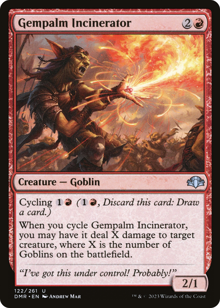 {C} Gempalm Incinerator [Dominaria Remastered][DMR 122]