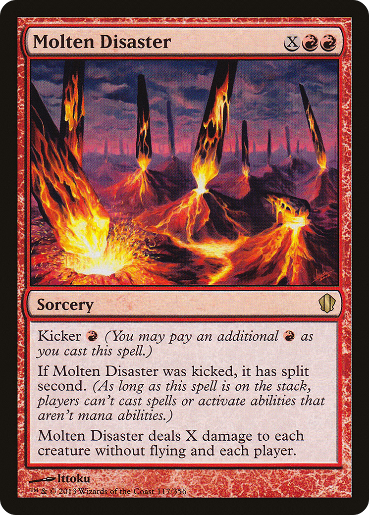 {R} Molten Disaster [Commander 2013][C13 117]