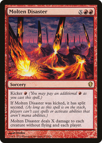 {R} Molten Disaster [Commander 2013][C13 117]