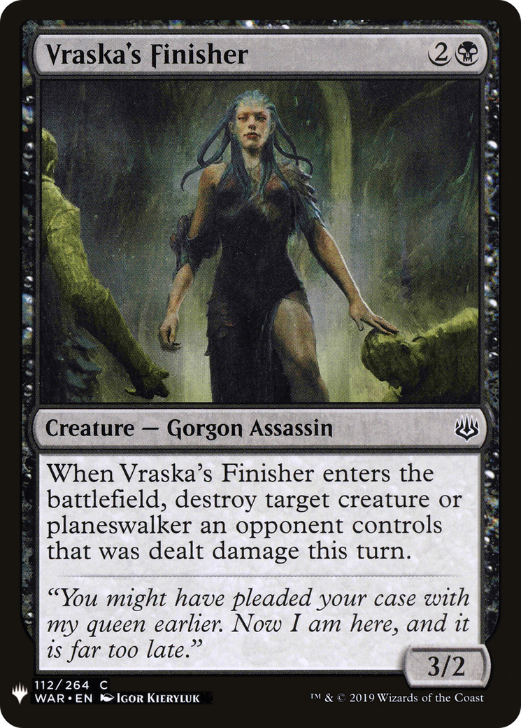 {C} Vraska's Finisher [Mystery Booster][LS WAR 112]