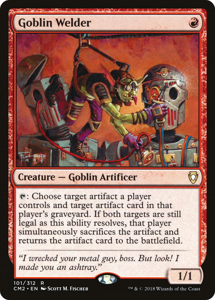 {R} Goblin Welder [Commander Anthology Volume II][CM2 101] - Misty Mountain Games