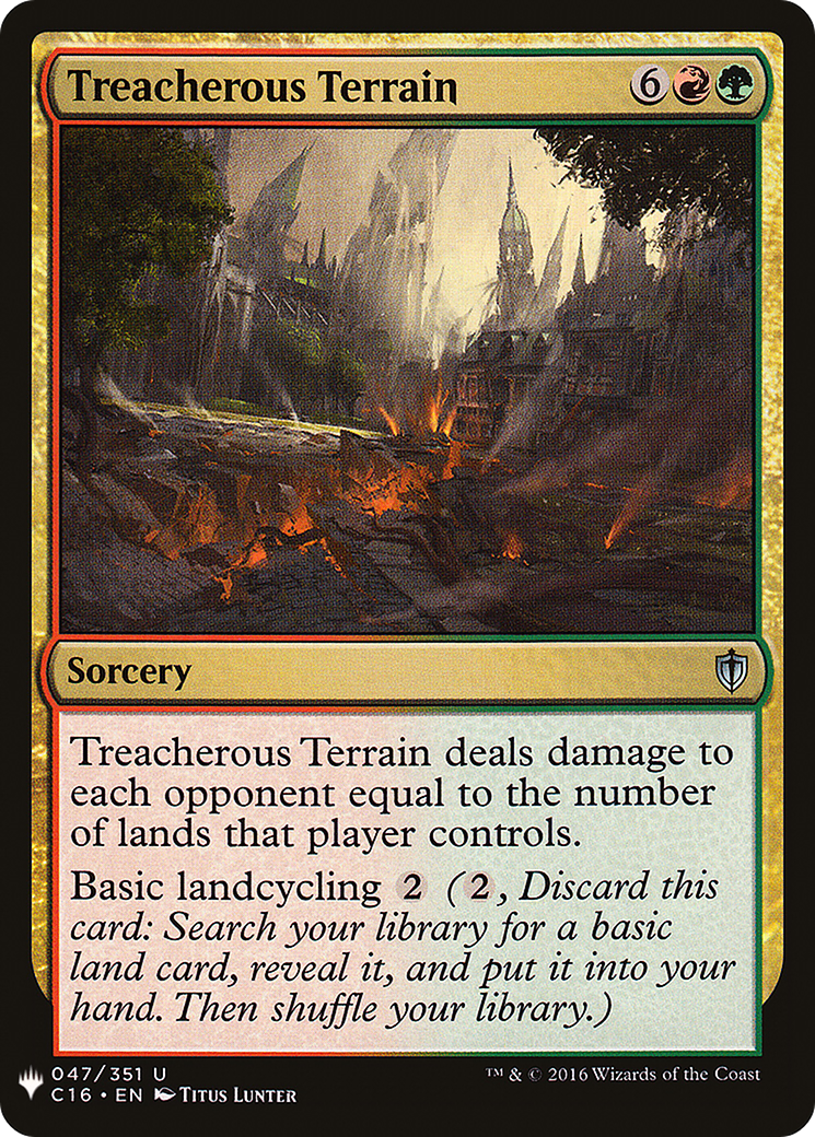 Treacherous Terrain [LIST C16-47]