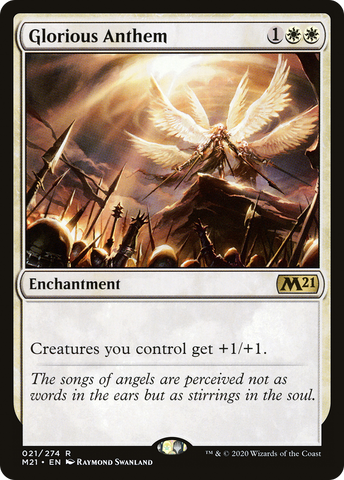 {R} Glorious Anthem [Core Set 2021][M21 021]