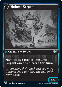 {C} Biolume Egg // Biolume Serpent [Innistrad: Double Feature][DBL 316]