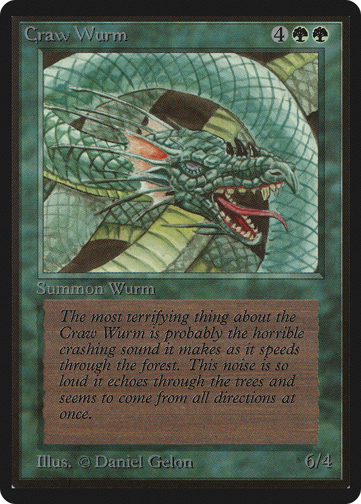 {C} Craw Wurm [Beta Edition][LEB 191]