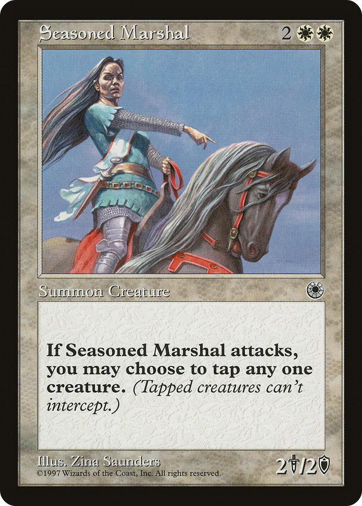 {C} Seasoned Marshal [Portal][POR 026] - Misty Mountain Games