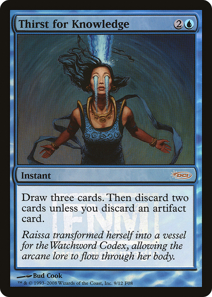 {R} Thirst for Knowledge [Friday Night Magic 2008][PA F08 009] - Misty Mountain Games
