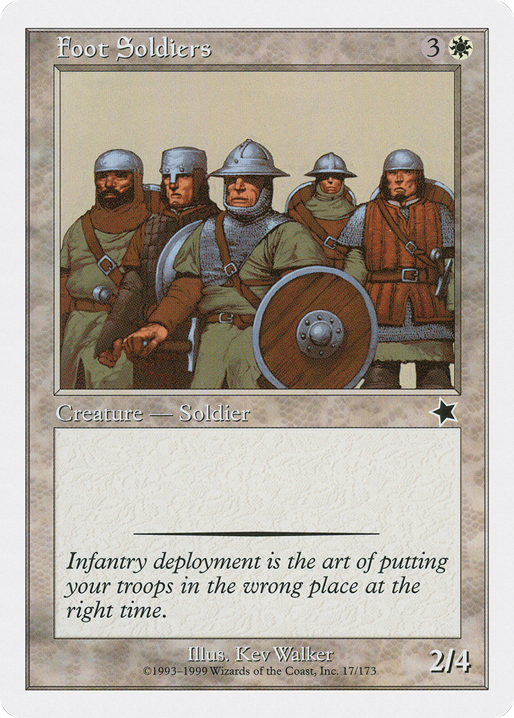 {C} Foot Soldiers [Starter 1999][S99 017]