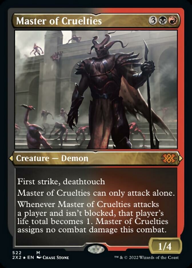 {R} Master of Cruelties (Foil Etched) [Double Masters 2022][2X2 522]