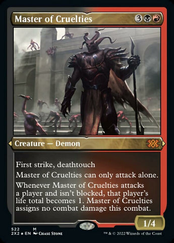 {R} Master of Cruelties (Foil Etched) [Double Masters 2022][2X2 522]