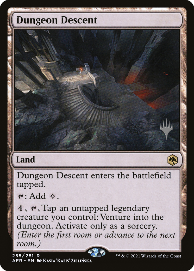 {R} Dungeon Descent (Promo Pack) [Dungeons & Dragons: Adventures in the Forgotten Realms Promos][PP AFR 255]