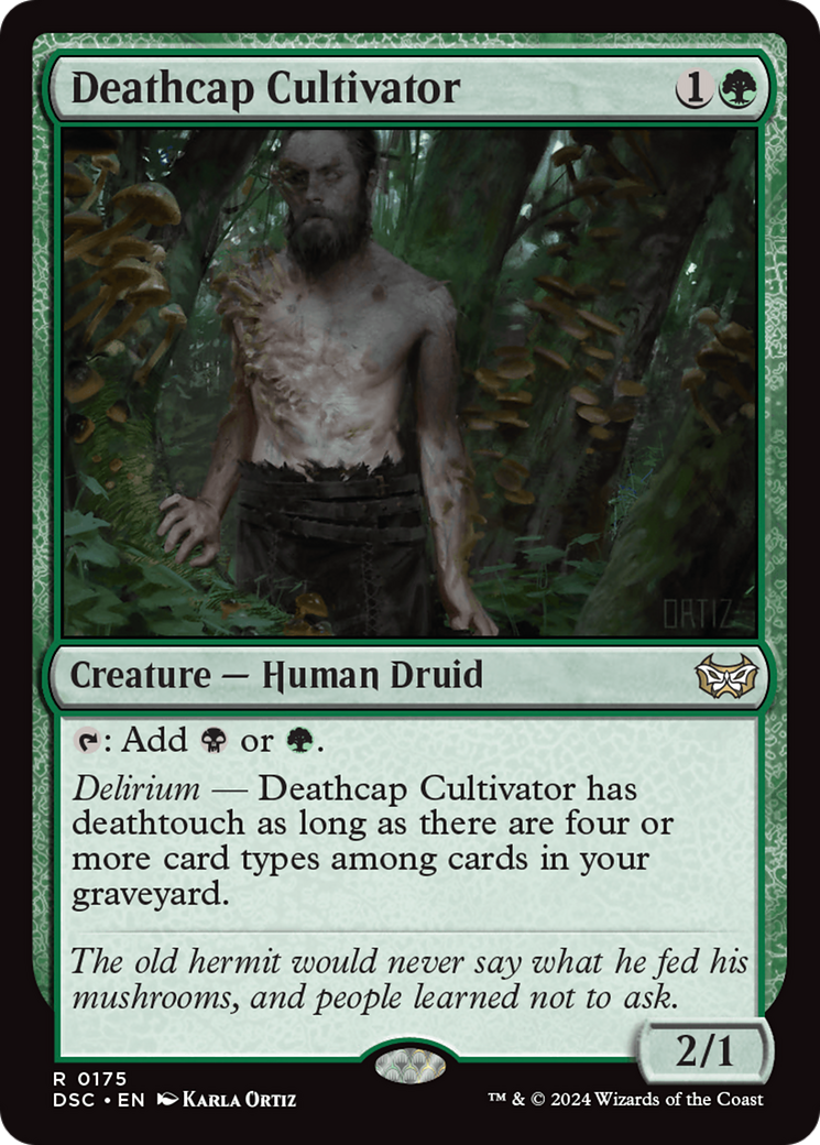 {R} Deathcap Cultivator [Duskmourn: House of Horror Commander][DSC 175]