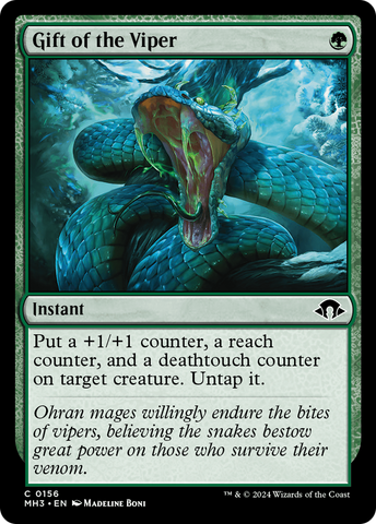 {C} Gift of the Viper [Modern Horizons 3][MH3 156]