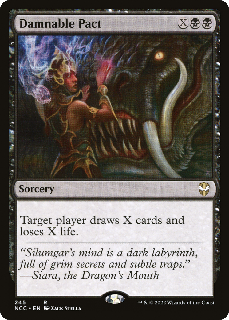 {R} Damnable Pact [Streets of New Capenna Commander][NCC 245]