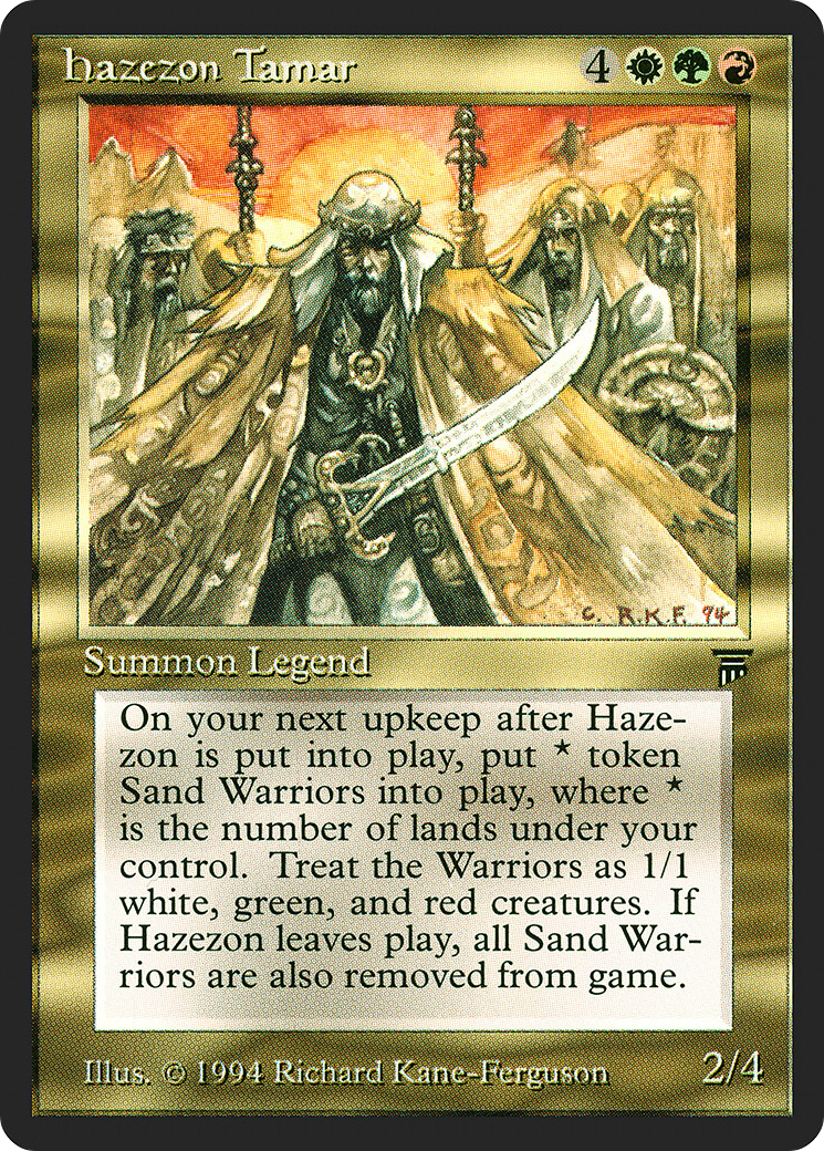 {R} Hazezon Tamar [Legends][LEG 230]