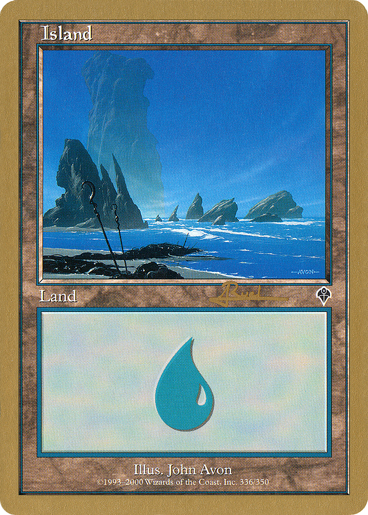 {B}[GB WC01 AR336] Island (ar336) (Antoine Ruel) [World Championship Decks 2001]