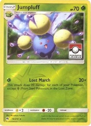 [PKM] Jumpluff (14/214) (League Promo) [Sun & Moon: Lost Thunder]