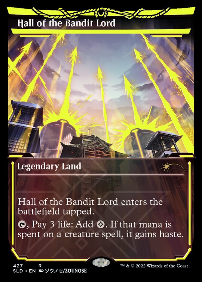 {R} Hall of the Bandit Lord (Neon Ink Yellow) [Secret Lair Drop Series][SLD 427]