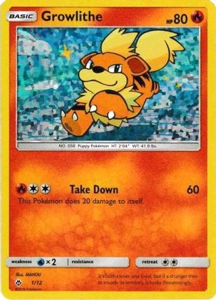 [PKM] Growlithe (1/12) [McDonald's Promos: 2018 Collection]