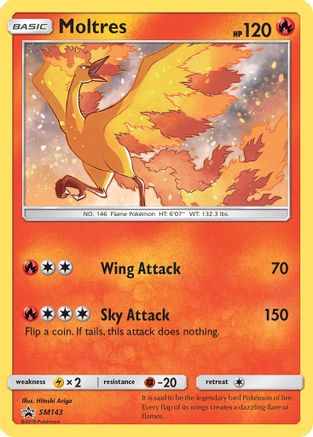 [PKM] Moltres (SM143) [Sun & Moon: Black Star Promos]