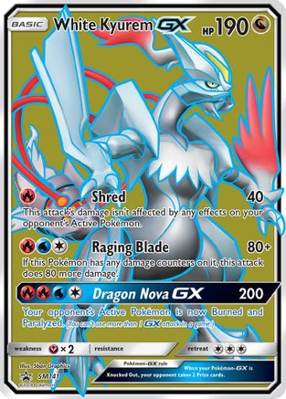 [PKM] White Kyurem GX (SM141) [Sun & Moon: Black Star Promos]
