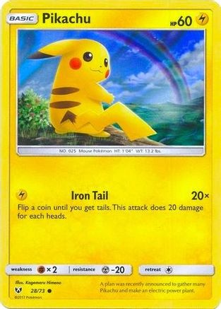 [PKM] Pikachu (28/73) (Water Web Holo) [Miscellaneous Cards & Products]