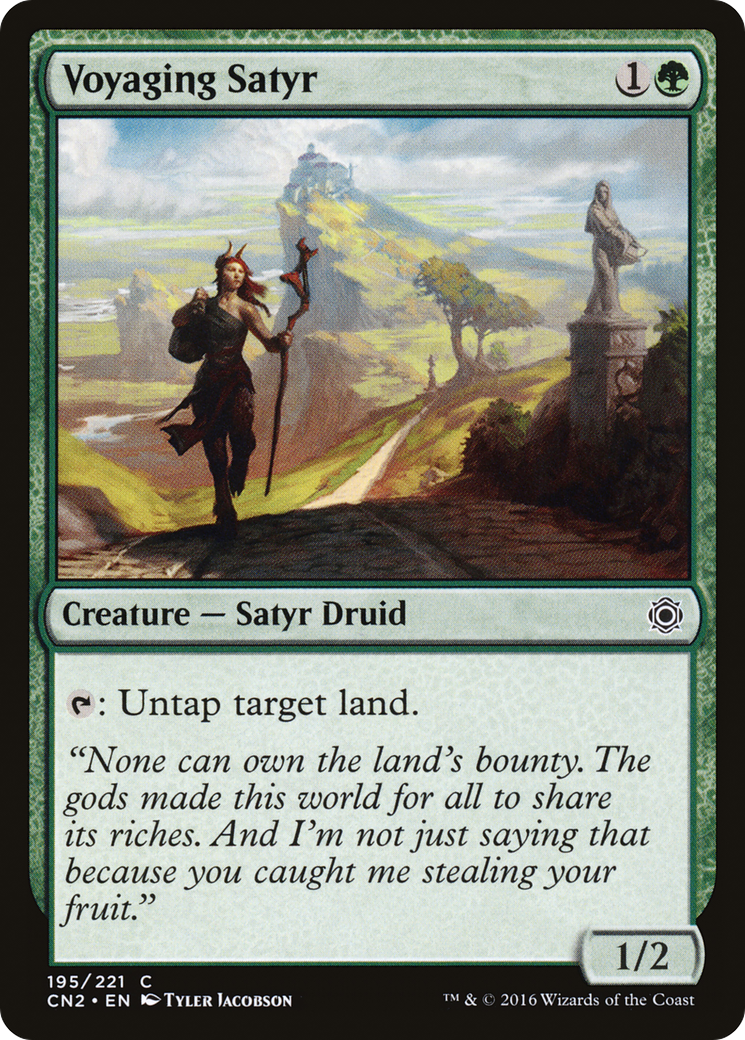{C} Voyaging Satyr [Conspiracy: Take the Crown][CN2 195]