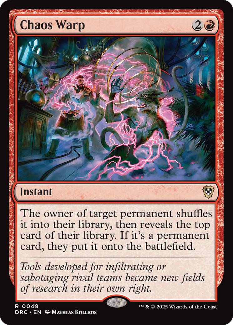 {R} Chaos Warp [Aetherdrift Commander][DRC 048]
