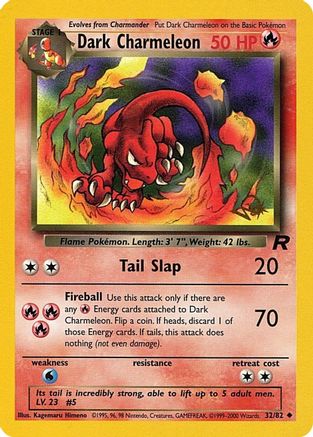 [PKM] Dark Charmeleon (32/82) (W Stamped Promo) [Team Rocket Unlimited]