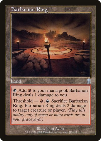 {C} Barbarian Ring [Odyssey][ODY 313]