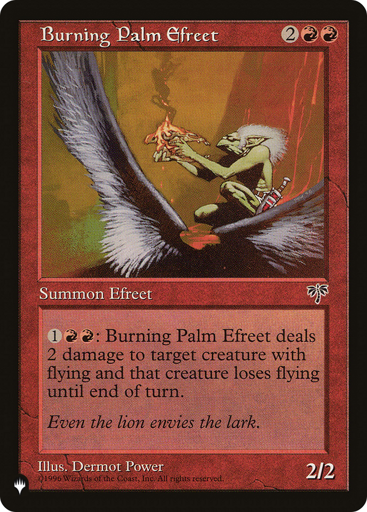 Burning Palm Efreet [LIST ]
