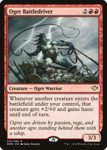 {R} Ogre Battledriver [Duel Decks: Speed vs. Cunning][DDN 016]