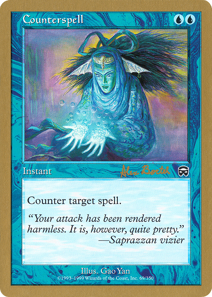 {C} Counterspell (Alex Borteh) (MMQ) [World Championship Decks 2001][GB WC01 AB69]