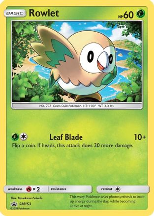 [PKM] Rowlet (SM153) [Sun & Moon: Black Star Promos]