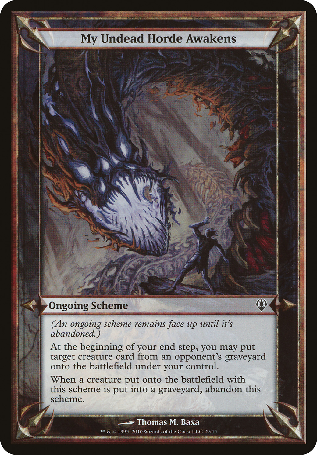 {O} My Undead Horde Awakens (Schemes) [Archenemy Schemes][OVR ARC 029] - Misty Mountain Games