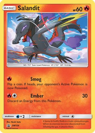[PKM] Salandit (SM154) [Sun & Moon: Black Star Promos]