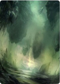 {A} Swamp 1 Art Card [Zendikar Rising Art Series][AZNR 013]